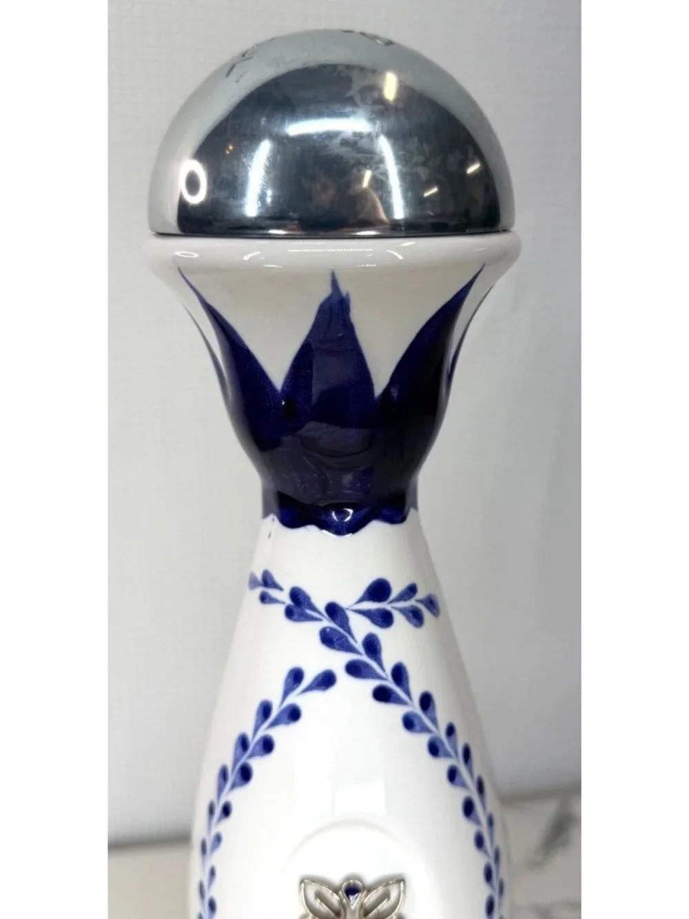 Clase Azul iconic hand painted Tequila bottle, EMPTY, ceramic, collectible